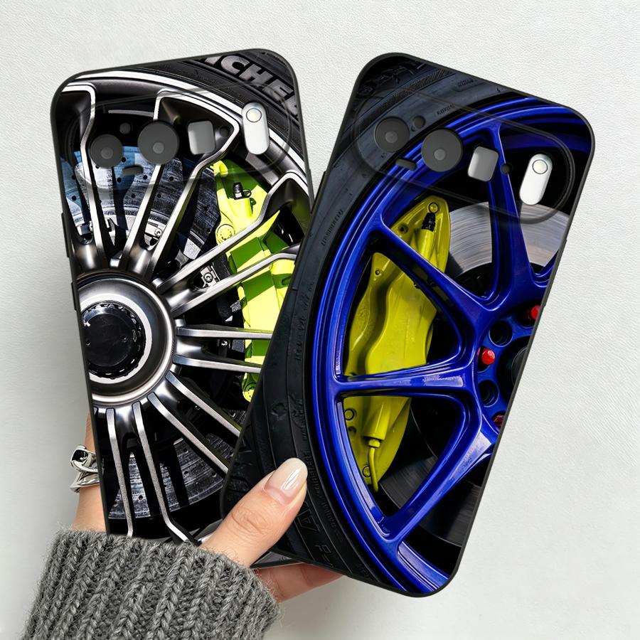 Phone Cases Google Pixel 10 Pro - Car Wheel Green Brake Funda Phone