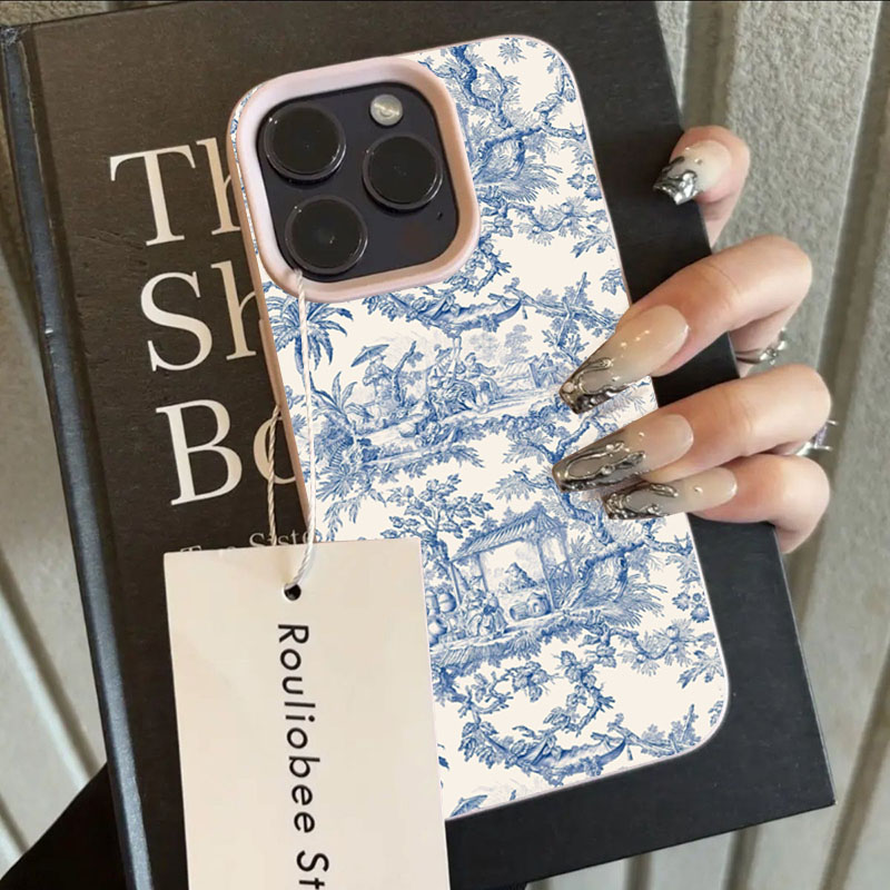 Phone Cases Xr Iphone - Fashion Blue White Porcelain Phone Case