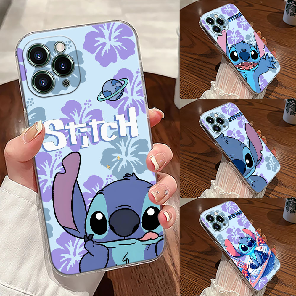 Phone Cases Disney - Ohana Stitch Transparent Phone Case For