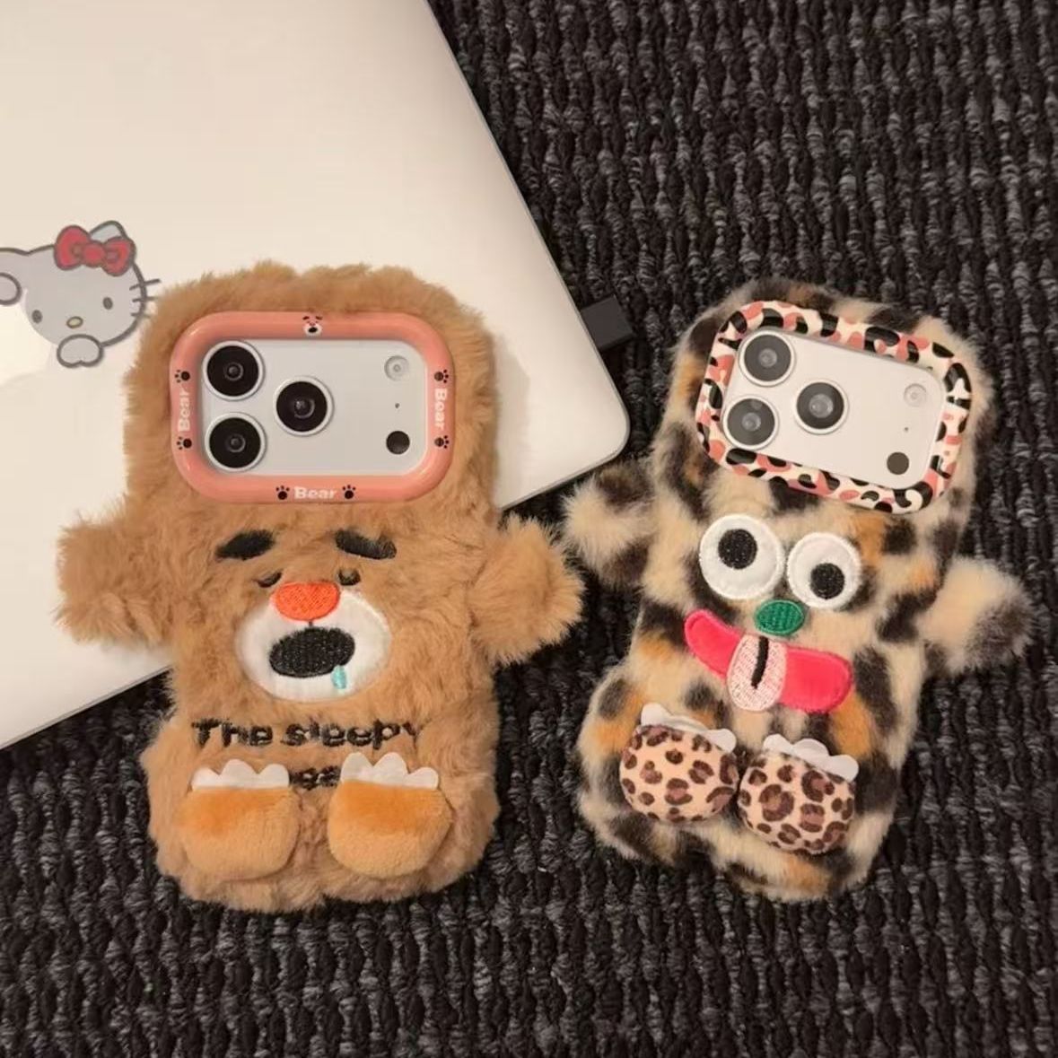 Phone Cases Casely - Winter And Autumn Leopard-print Brown Sleeping