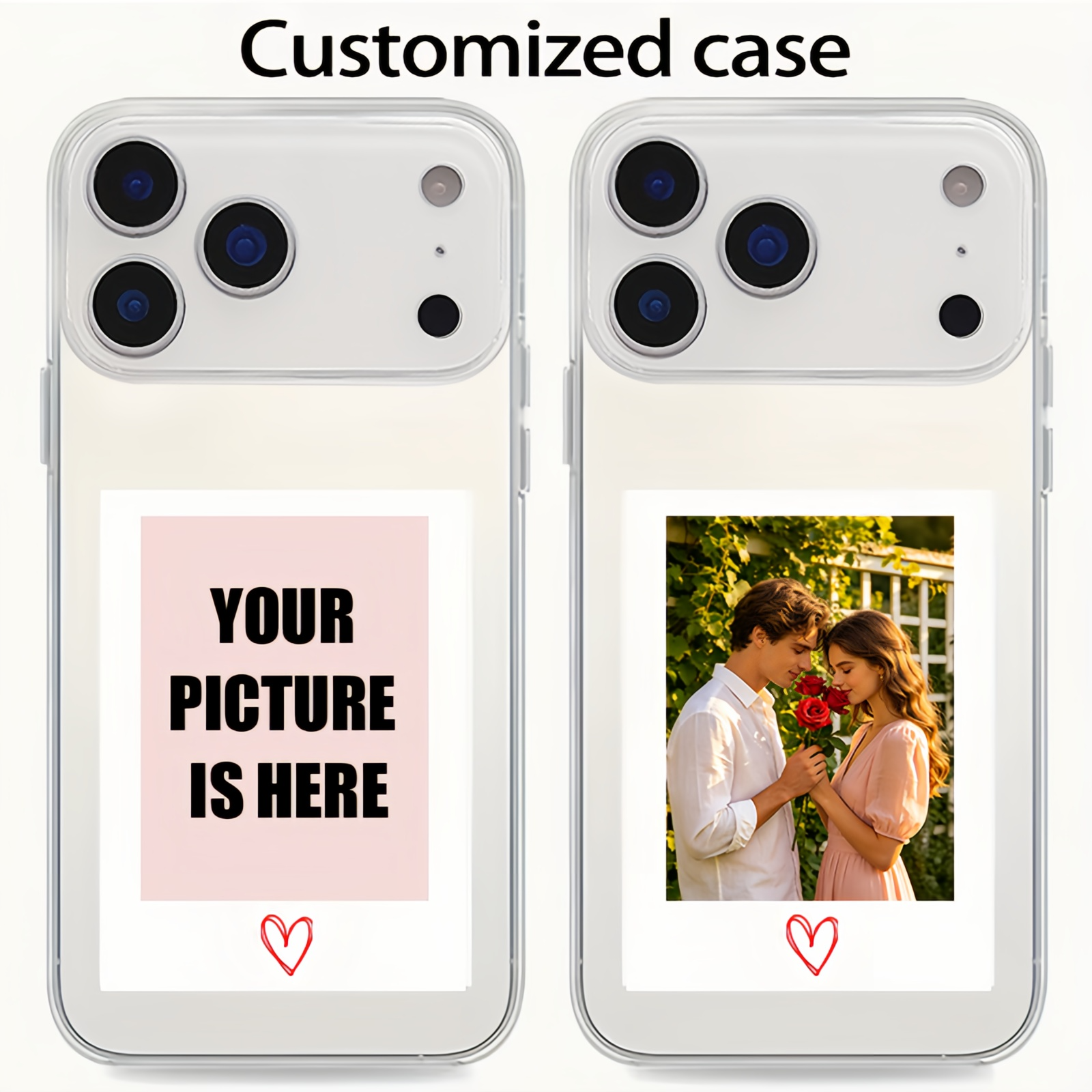 Phone Cases Customized - Custom DIY Transparent soft shell Phone