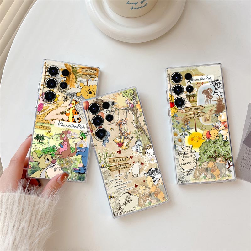 Phone Cases Disney - Winnie The Pooh Vintage Cute Transparent