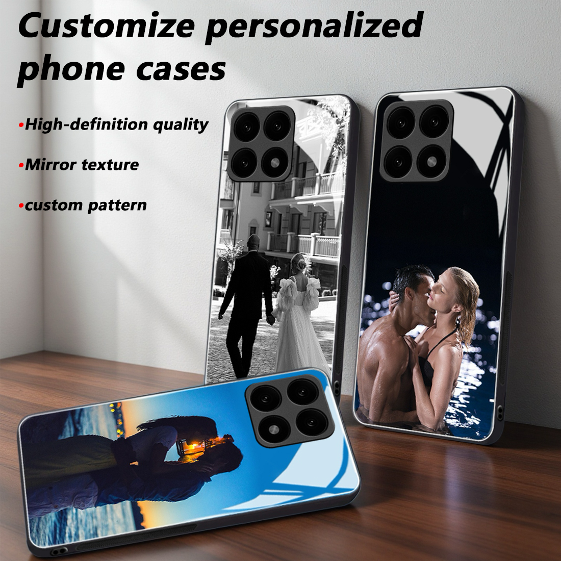Phone Cases Customized - Custom Photo Mirror Glass Phone Case