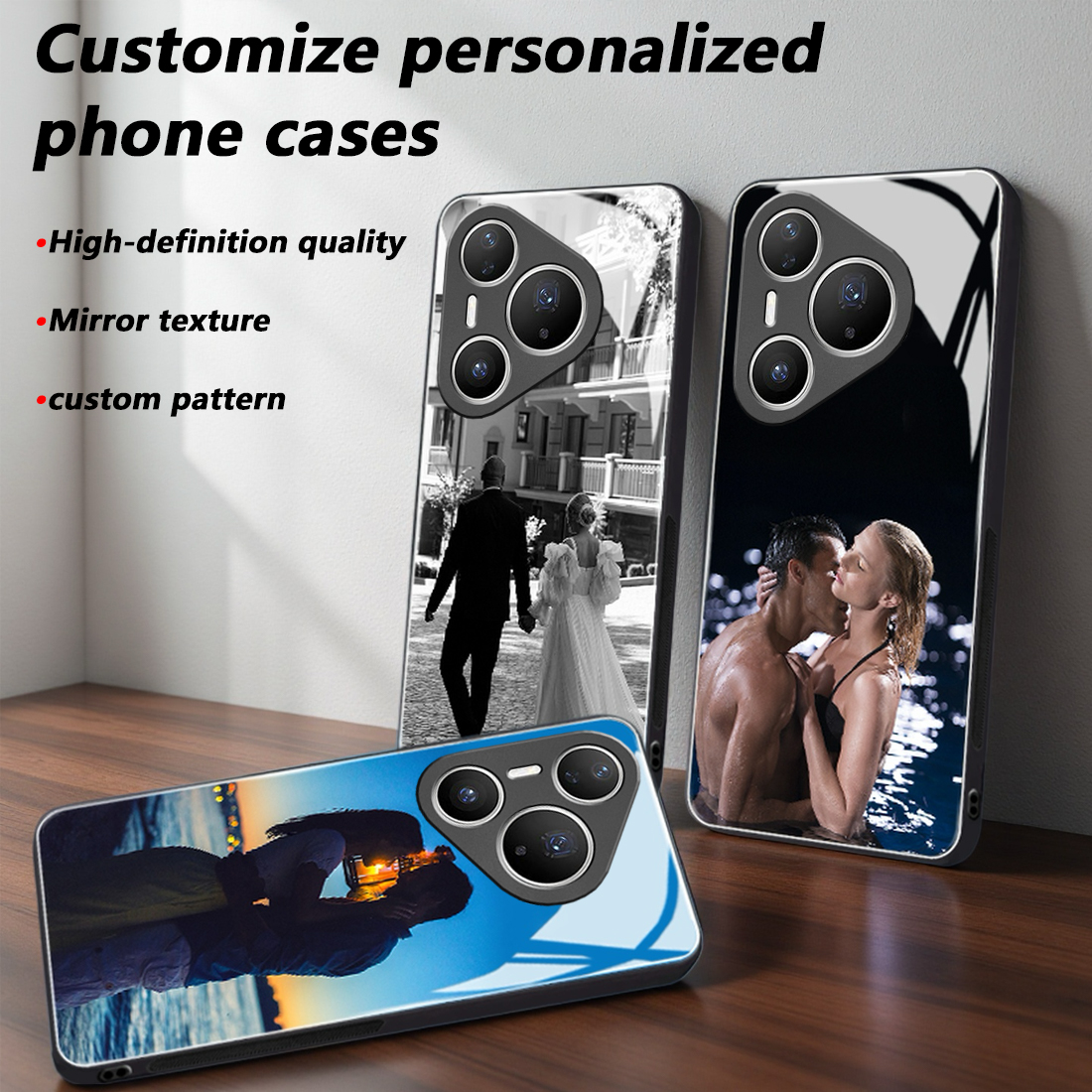 Phone Cases Customized - Custom Photo Mirror Glass Phone Case