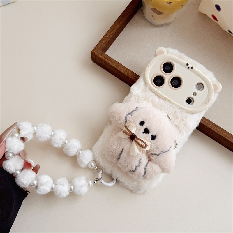 3D Cartoon Bowknot Puppy Warm  – обзор и цена Phone Cases Casely