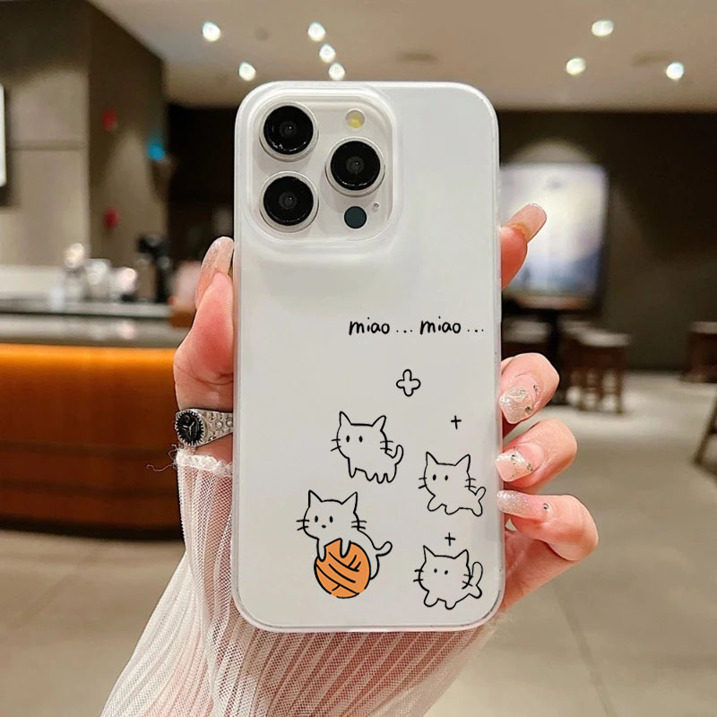 Cute Black Cat Pattern Phone C – обзор и цена Phone Cases Cute Iphone 14