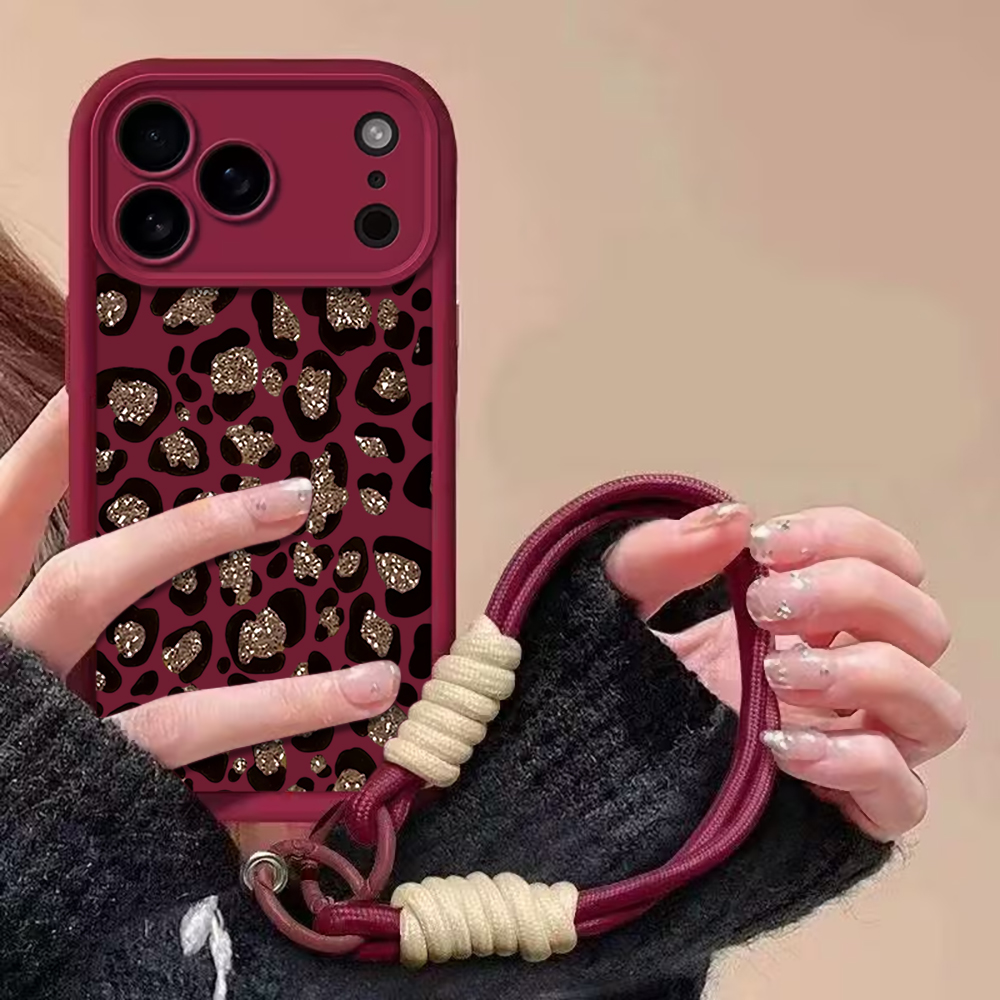 Leopard Print INS Hand Wrist S – обзор и цена Phone Cases With Straps
