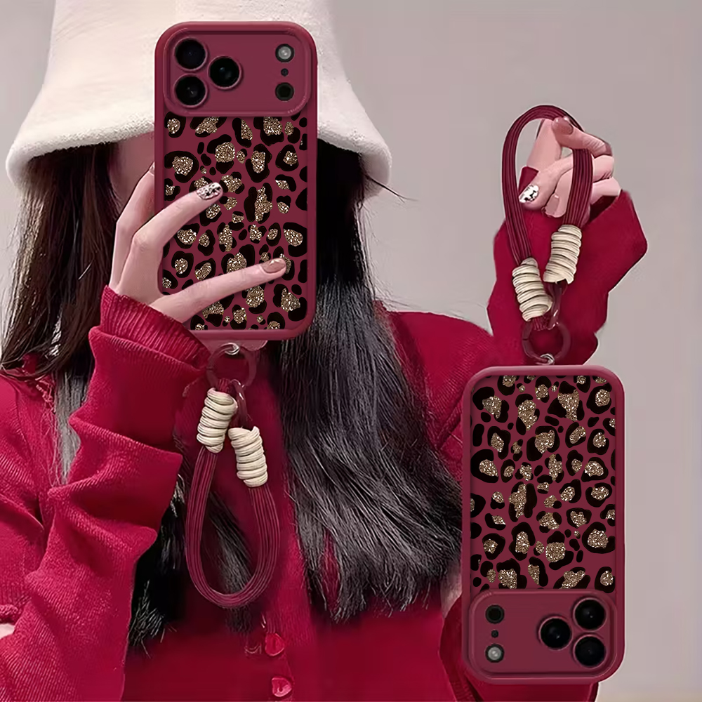 Leopard Print INS Hand Wrist S – обзор и цена Phone Cases With Straps