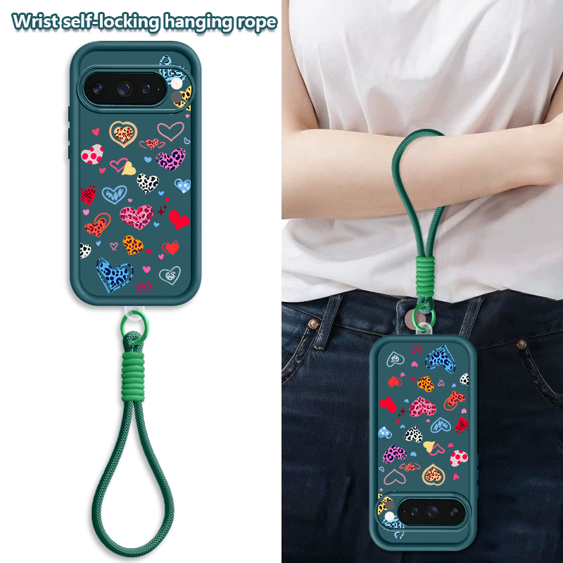 Colorful Love Heart Printed Ca – обзор и цена Phone Cases With Straps
