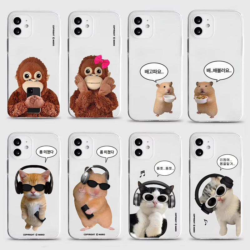Korean Ins Cute Monkey Kitten  – обзор и цена Phone Cases Cute Iphone 14