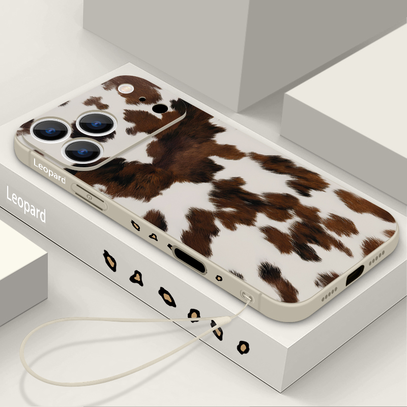 Leopard Print TPU Phone Case F – обзор и цена Phone Cases With Straps