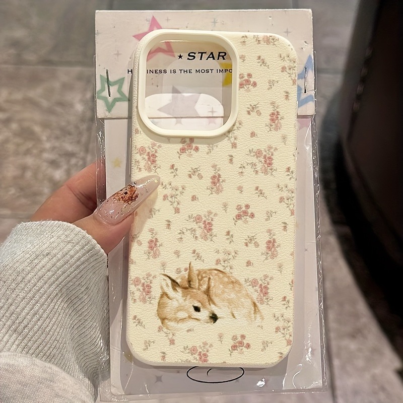 Cute Deer Full Floral Pattern  – обзор и цена Phone Cases Cute Iphone 14