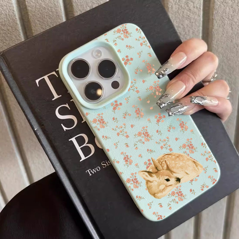 Cute Deer Full Floral Pattern  – обзор и цена Phone Cases Cute Iphone 14