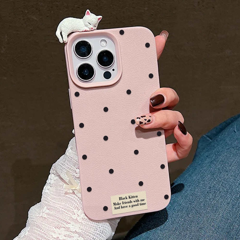 Cute 3D Cat Dot Case For iPhon – обзор и цена Phone Cases Cute Iphone 14