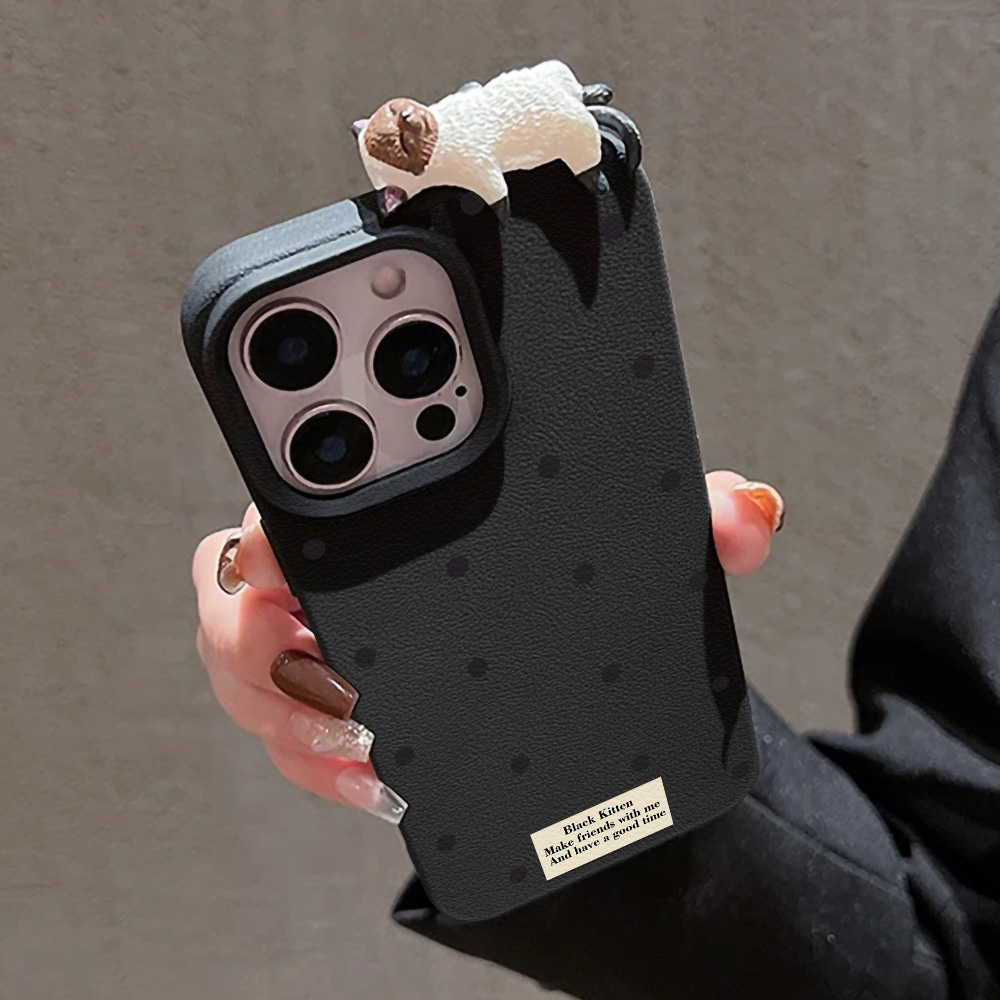 Cute 3D Cat Dot Case For iPhon – обзор и цена Phone Cases Cute Iphone 14
