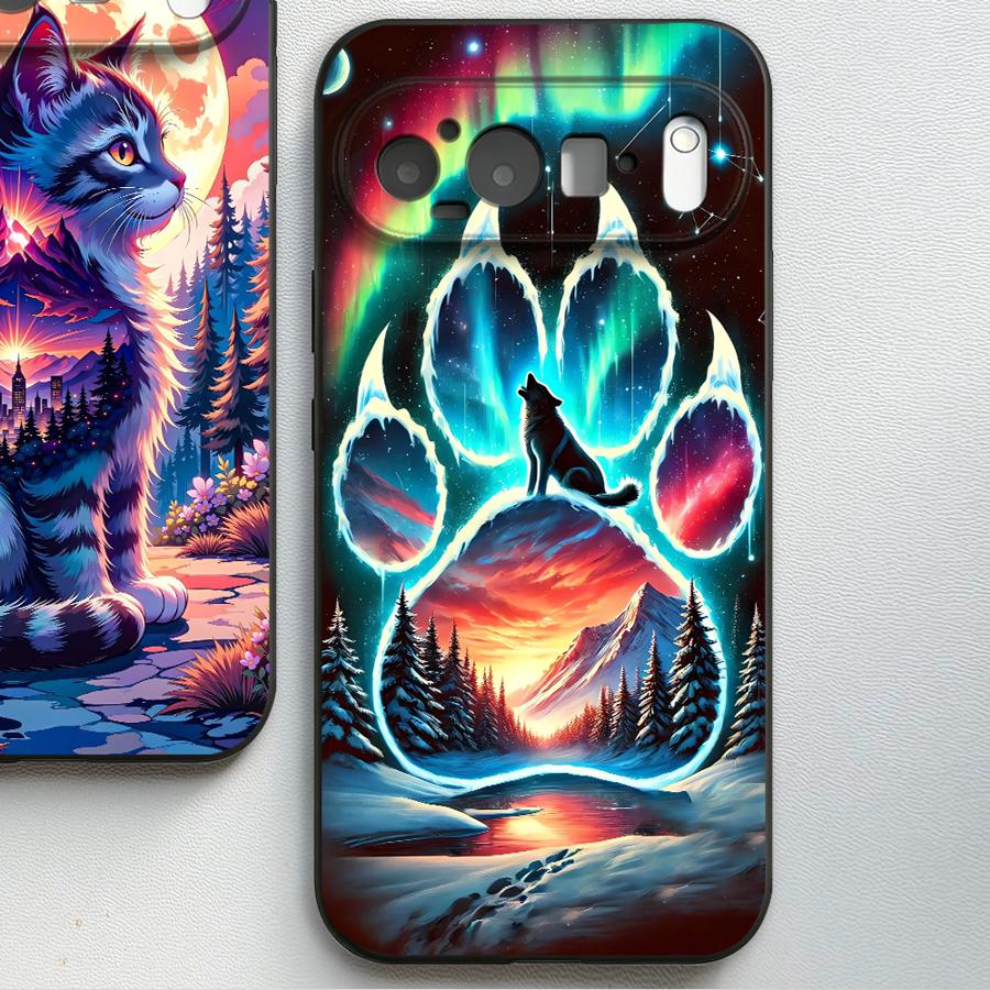 Wolf Paw Aurora Art Funda Phon – обзор и цена Phone Cases Google Pixel 10 Pro