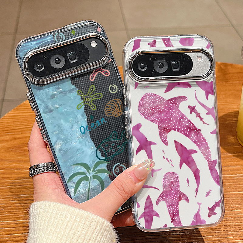 Ocean Shell Shark Patterned Ph – обзор и цена Phone Cases Google Pixel 10 Pro