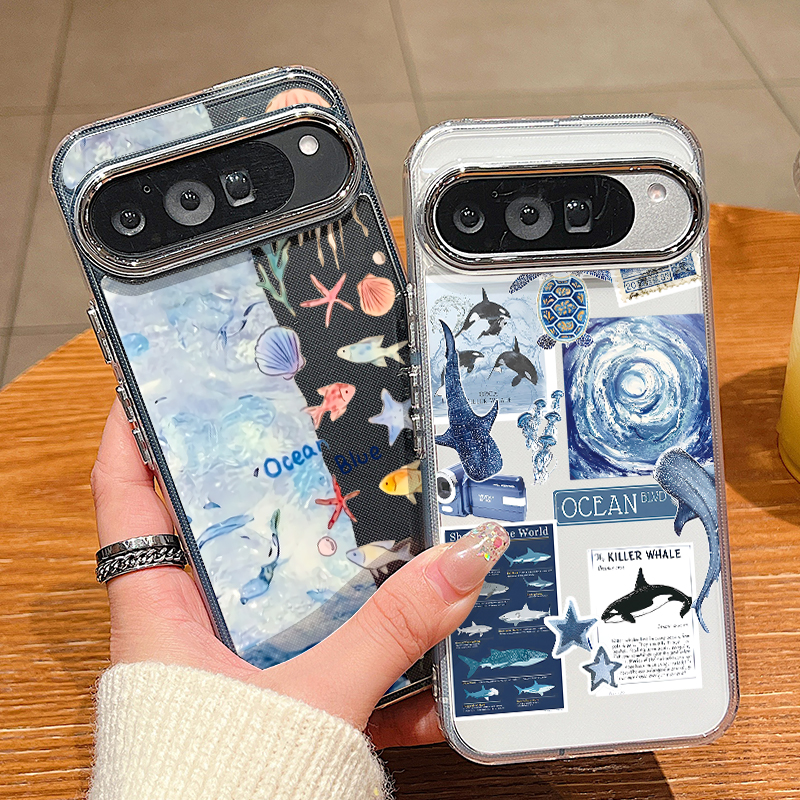 Ocean Shell Shark Patterned Ph – обзор и цена Phone Cases Google Pixel 10 Pro