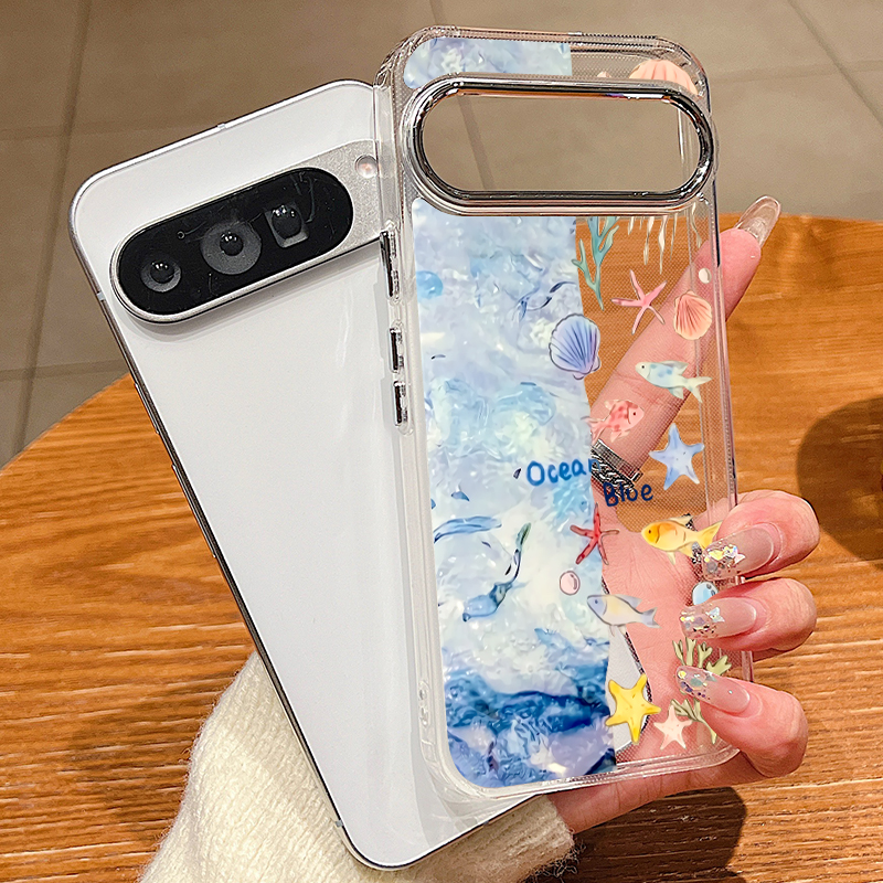 Ocean Shell Shark Patterned Ph – обзор и цена Phone Cases Google Pixel 10 Pro