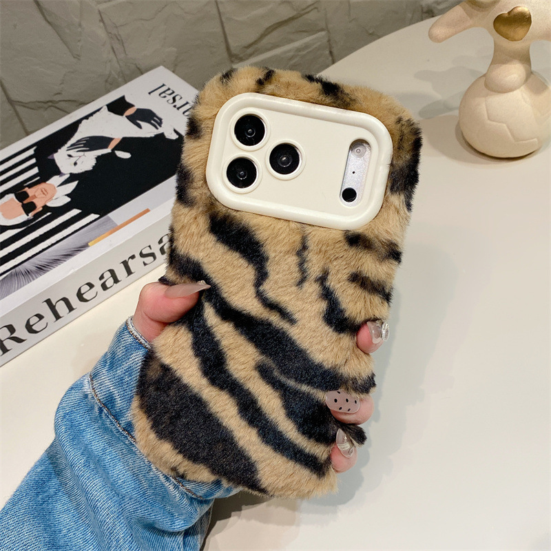 Luxury Zebra Pattern Fluffy Pl – обзор и цена Phone Cases For Iphone 17