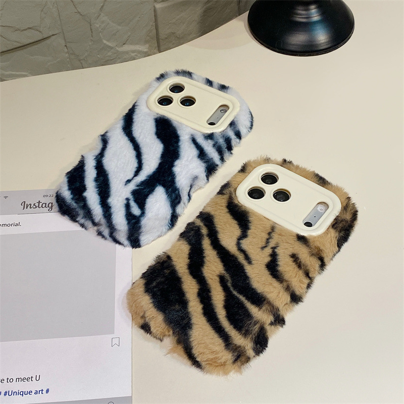 Luxury Zebra Pattern Fluffy Pl – обзор и цена Phone Cases For Iphone 17