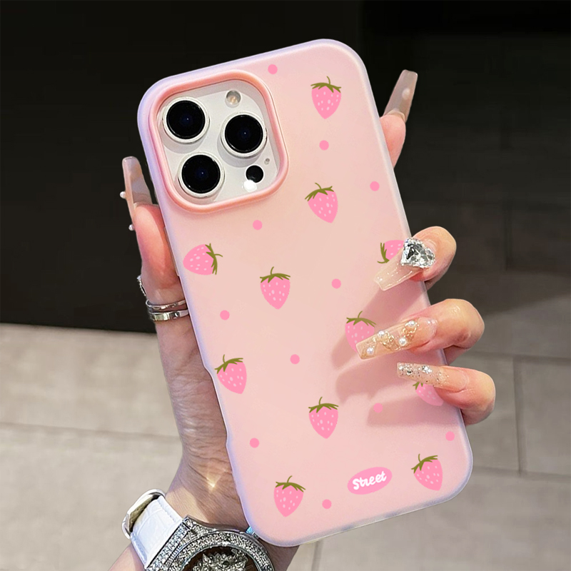 Sweet Pink Strawberry Pattern  – обзор и цена Phone Cases For Iphone 17