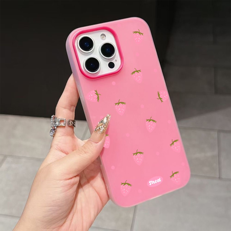 Sweet Pink Strawberry Pattern  – обзор и цена Phone Cases For Iphone 17