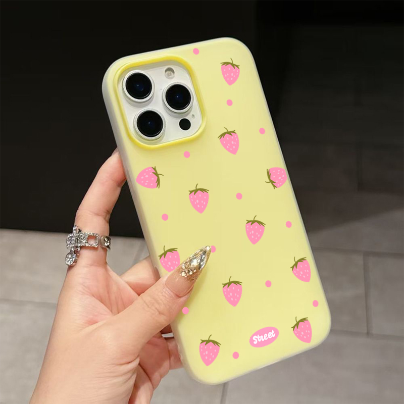 Sweet Pink Strawberry Pattern  – обзор и цена Phone Cases For Iphone 17