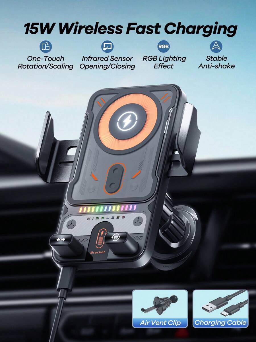 15W Wireless Car Phone Mount F – обзор и цена Phone Cases Casely