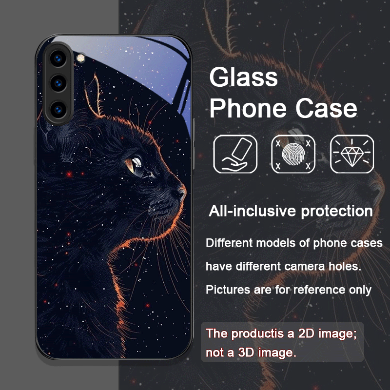 Black Personality Cool Cat Tem – обзор и цена Phone Cases Cool
