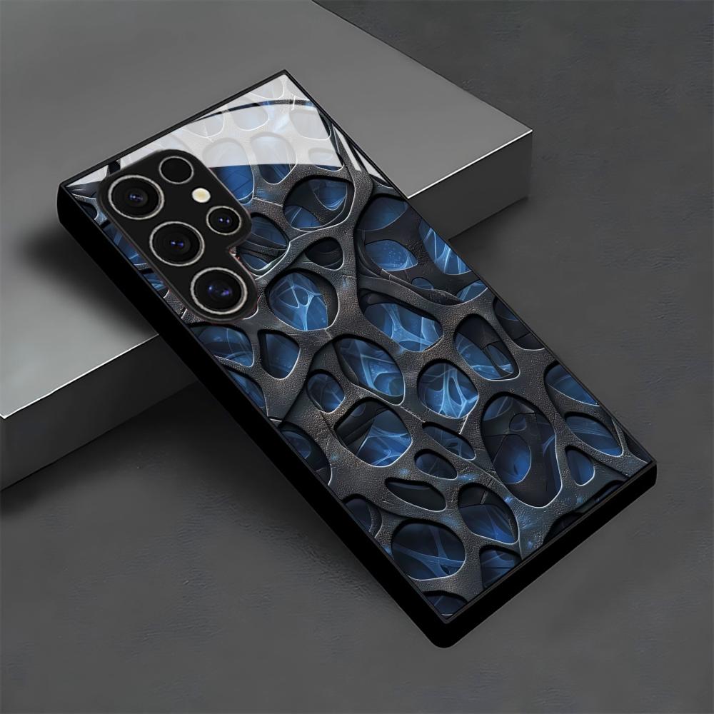 Cool blue honeycomb glass Phon – обзор и цена Phone Cases Cool