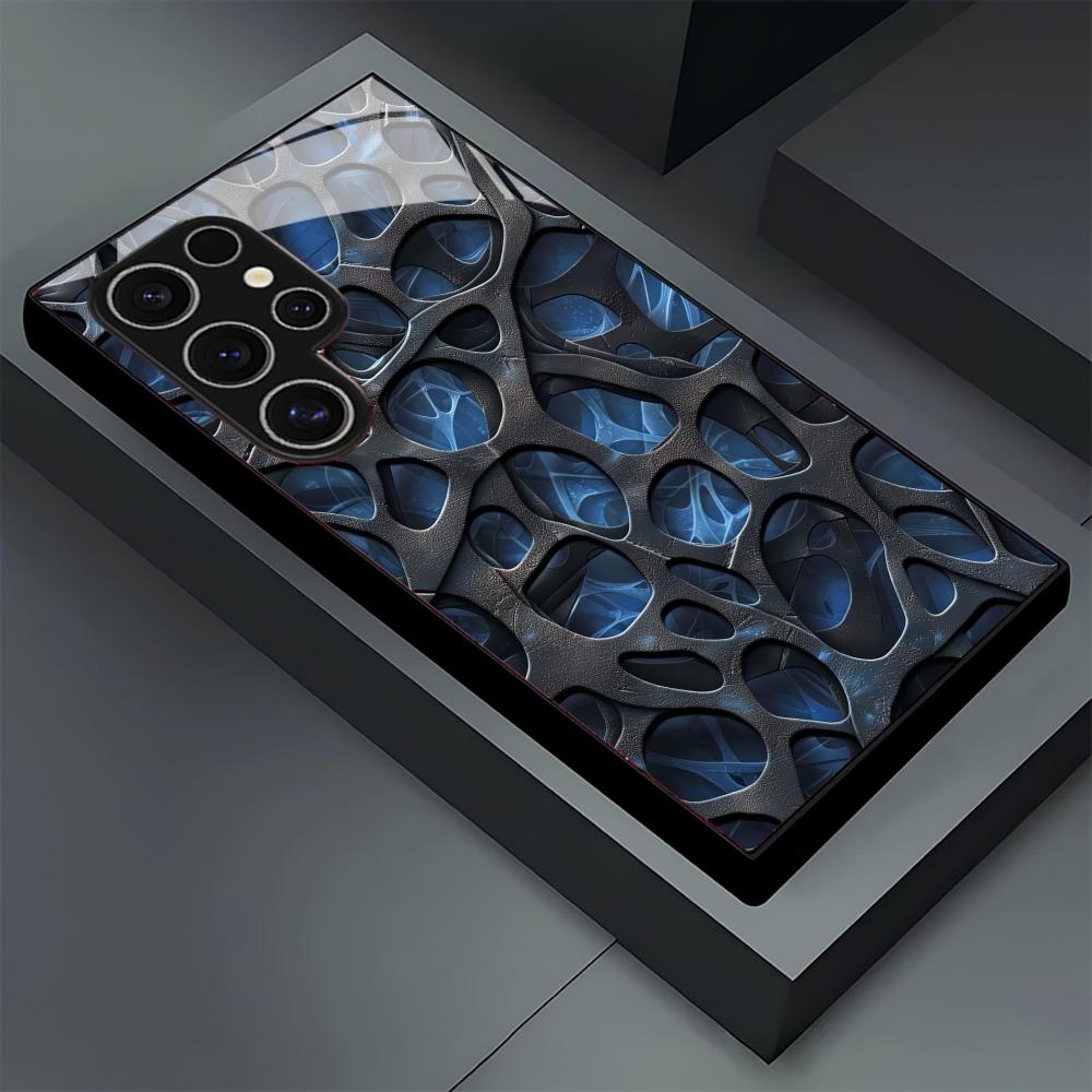 Cool blue honeycomb glass Phon – обзор и цена Phone Cases Cool