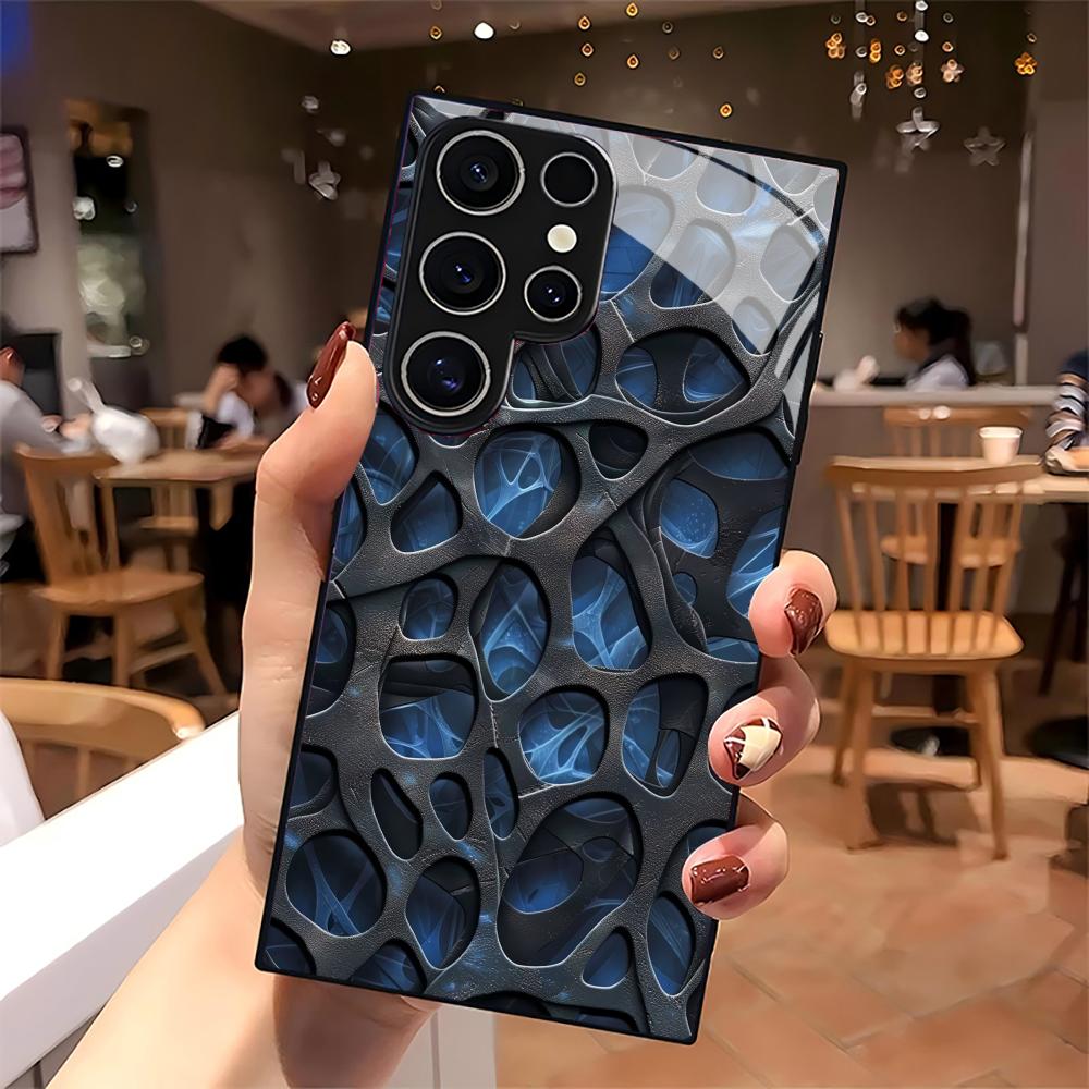 Cool blue honeycomb glass Phon – обзор и цена Phone Cases Cool