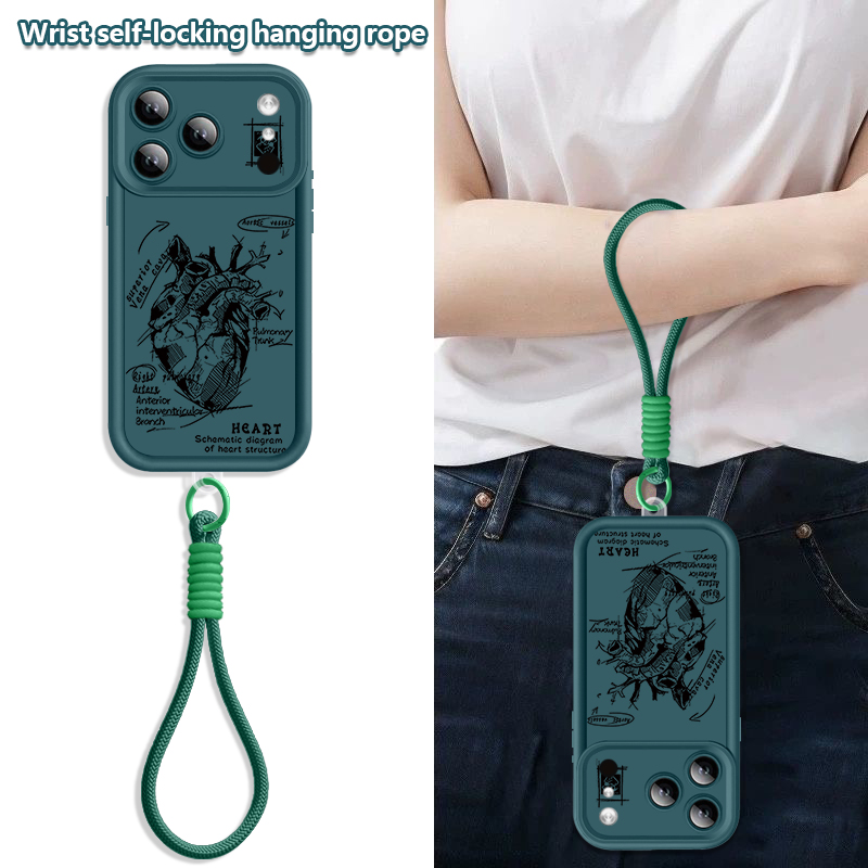 Creative Heart Model Pattern L – обзор и цена Phone Cases With Straps