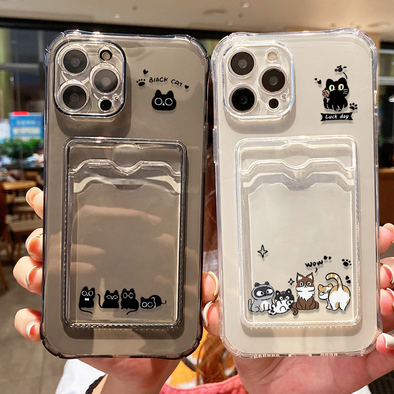 Cute Black Cat Phone Case For  – обзор и цена Phone Cases Cute Iphone 14