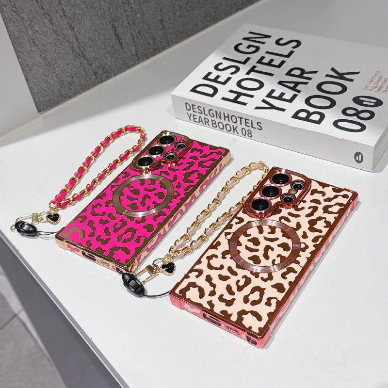 New leopard print magnetic Mag – обзор и цена Phone Cases With Straps