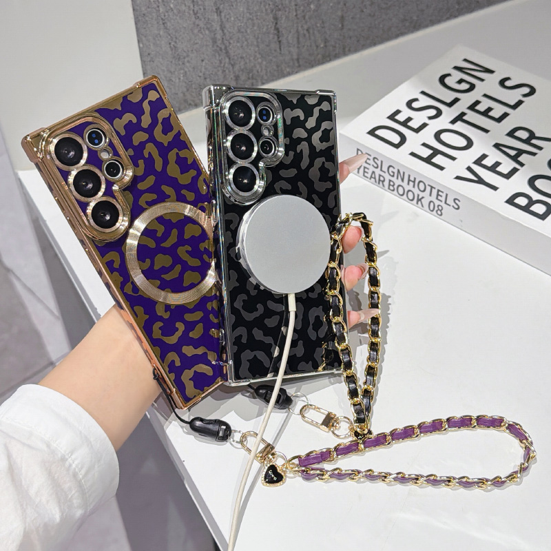 New leopard print magnetic Mag – обзор и цена Phone Cases With Straps