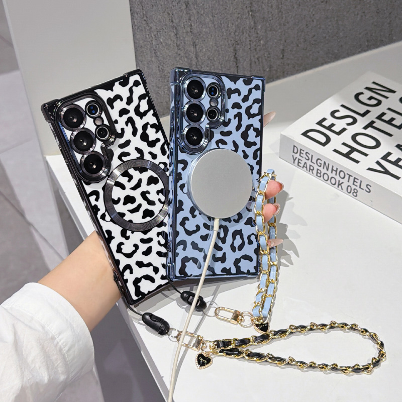 New leopard print magnetic Mag – обзор и цена Phone Cases With Straps