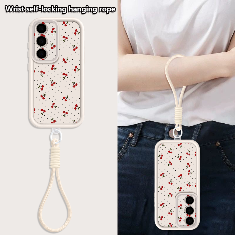 Little Cherry Pattern Lanyard  – обзор и цена Phone Cases With Straps
