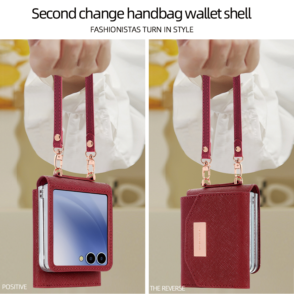 VIETAO Dark Red PU Leather Wal – обзор и цена Phone Cases With Straps