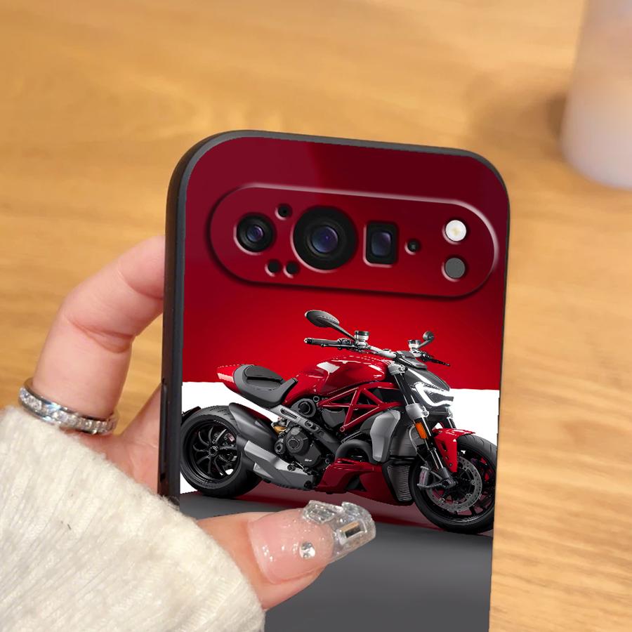 Red Motorcycle Funda Phone Cov – обзор и цена Phone Cases Google Pixel 10 Pro