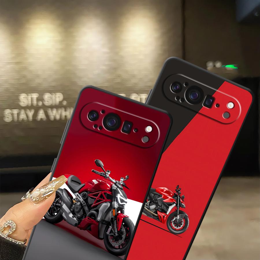 Red Motorcycle Funda Phone Cov – обзор и цена Phone Cases Google Pixel 10 Pro