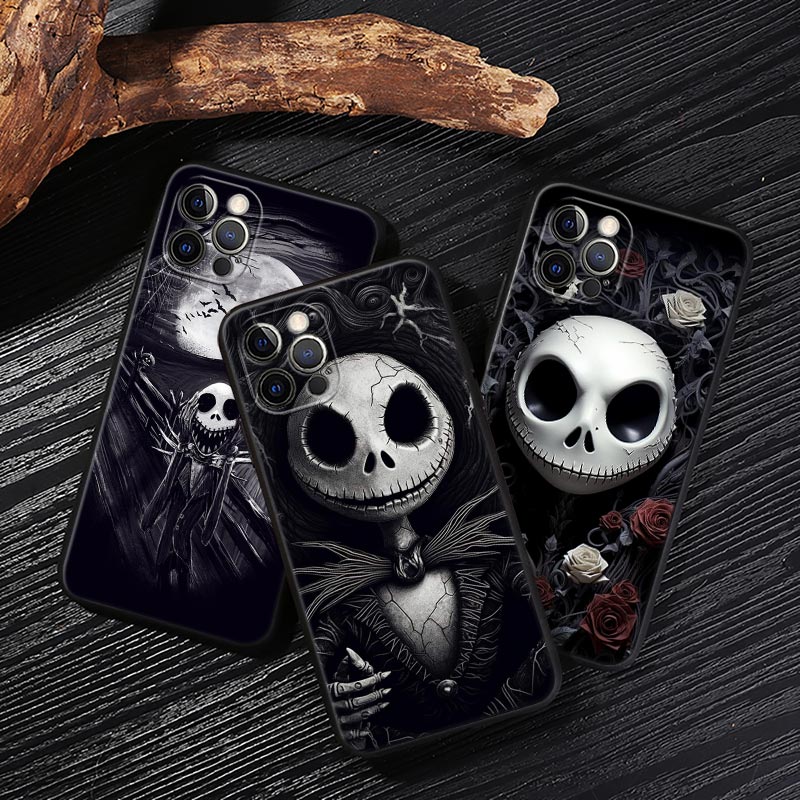 Jack Skellington Black Art Dis – обзор и цена Phone Cases Disney