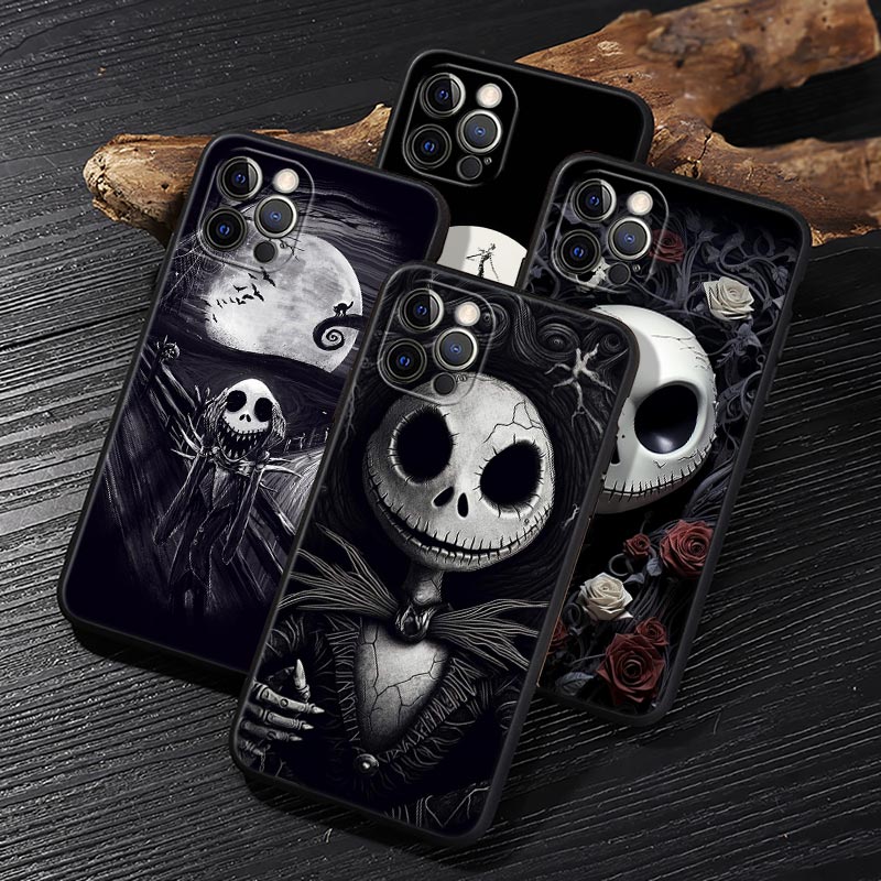 Jack Skellington Black Art Dis – обзор и цена Phone Cases Disney