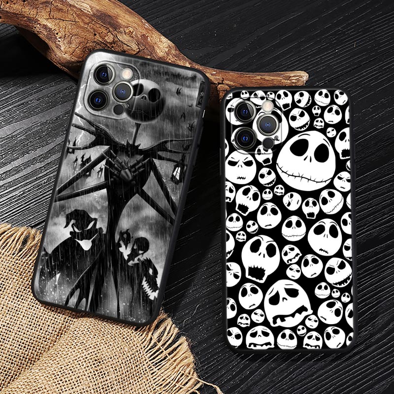 Jack Skellington Black Art Dis – обзор и цена Phone Cases Disney