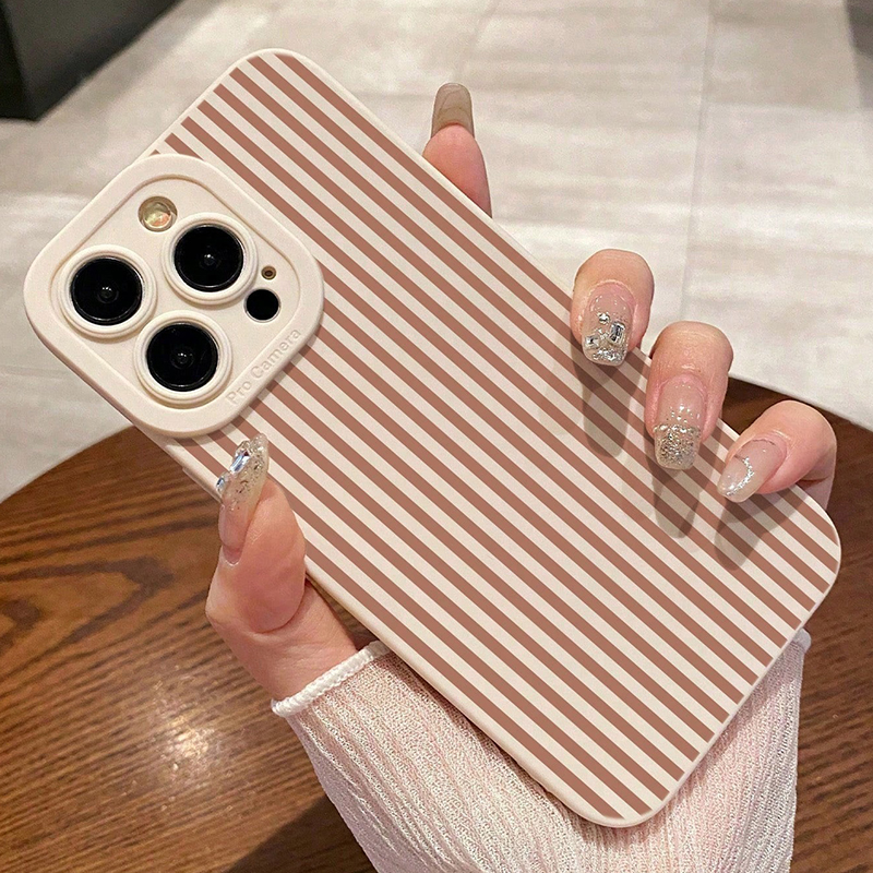 Pink Striped Painted Anti-Drop – обзор и цена Phone Cases For Iphone 17