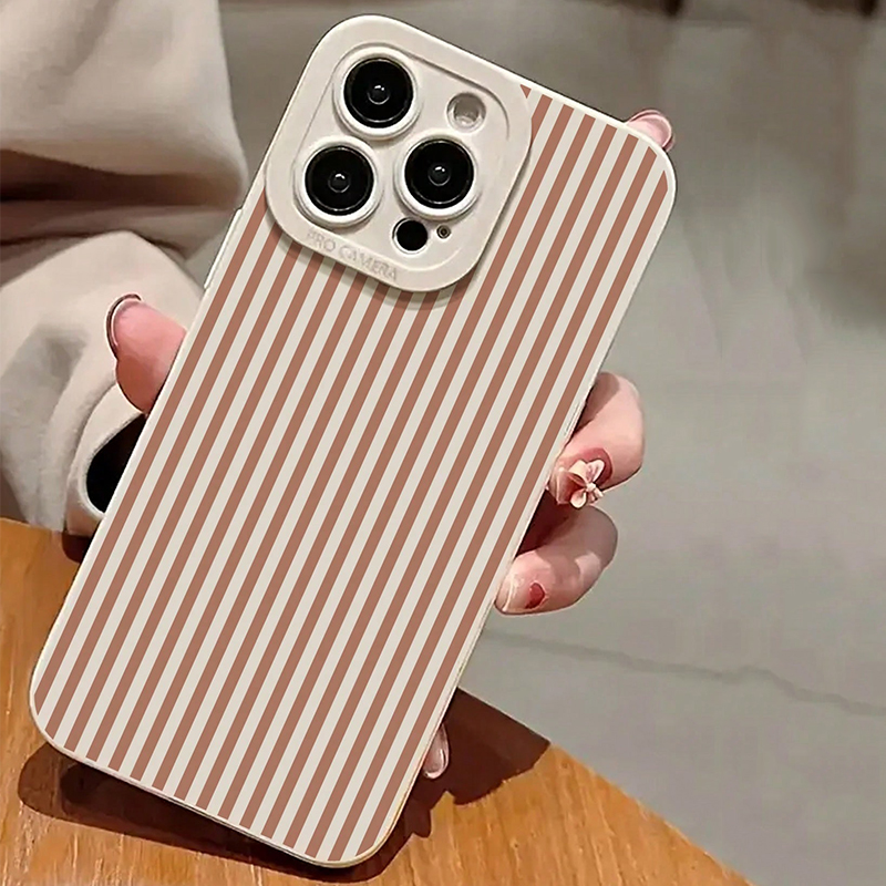 Pink Striped Painted Anti-Drop – обзор и цена Phone Cases For Iphone 17