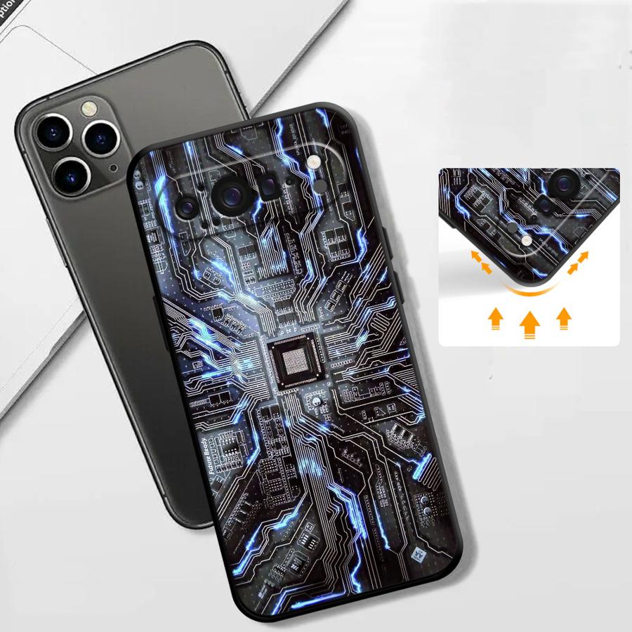 Retro Circuit Board Funda Phon – обзор и цена Phone Cases Google Pixel 10 Pro